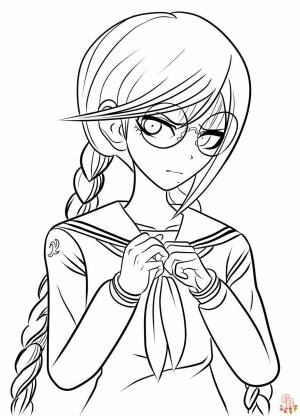 Ознакомиться the World раскраски аниме с Danganronpa Coloring Pages