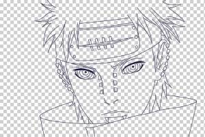 Pain Madara Uchiha Line art Дейдара Скетч, наруто, угол, белый, лицо png