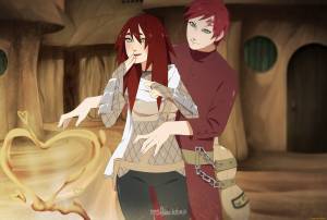 Обои Аниме Naruto, обои для рабочего стола, фотографии разное, арты, парень, арт, аниме, гаара, наруто, девушка, романтика, песок Обои для рабочего стола,  обои картинки заставки на рабочий стол