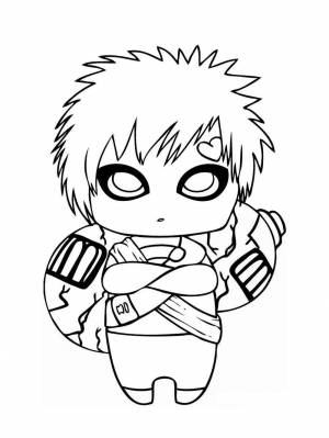 Раскраски Гаара