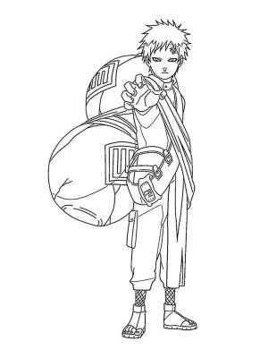 Раскраски Гаара