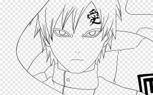 Гаара Лайн арт Рок Ли Сай Темари, наруто, угол, белый png