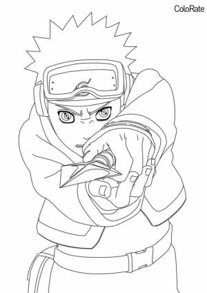 Раскраска Обито