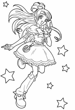 Раскраски глиттер форс