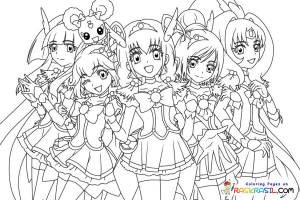 Раскраски Глиттер Форс