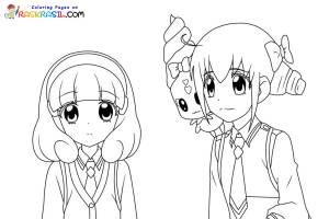 Раскраски Глиттер Форс