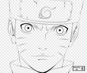 Наруто Узумаки Line art Саске Учиха Хината Хьюга, FODA, угол, белый, лицо png