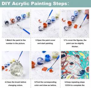 40x50 см DIY картина по номерам рисунок рисунок раскраска по номерам акриловый истребитель демонов для взрослых