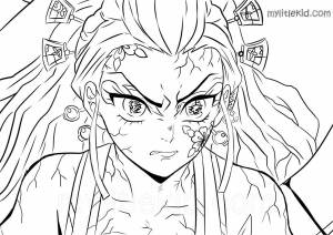 Раскраски Demon slayer