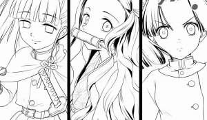Раскраски Demon slayer