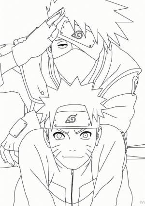 Раскраска С Какаши