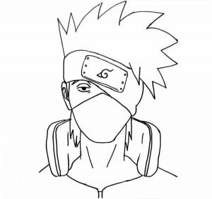 Раскраски Какаси