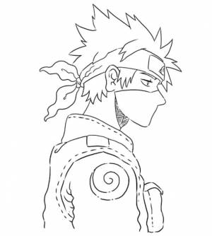 Раскраски Какаши