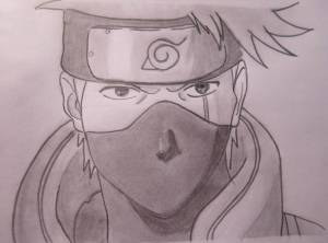 Как нарисовать Какаси Хатакэ из Наруто поэтапно 2 урока