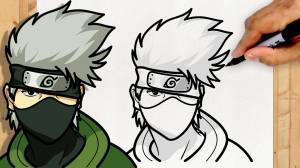 КАК НАРИСОВАТЬ КАКАСИ ХАТАКЕ