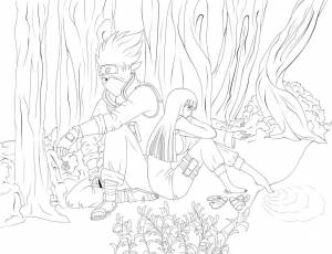 Раскраски Какаши Хатаке