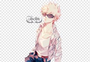 Мой герой Академия рендеринга Аниме Кацуки Бакуго