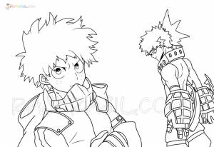 Раскраски Деку