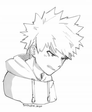 Раскраски Бакуго кацуки