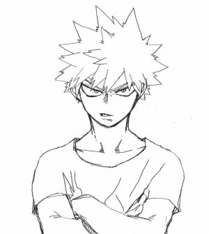 Кацуки Бакугоу скетч