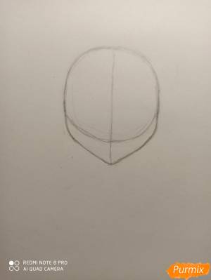 Как нарисовать Кацуки Бакуго из Моя геройская академия поэтапно