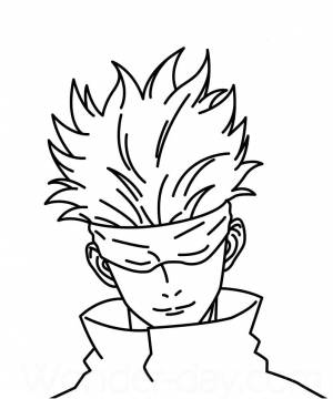 Раскраска Магическая битва 20