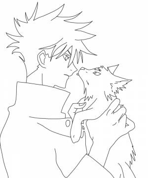 Раскраска Магическая битва 40