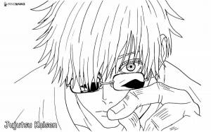 Раскраски Магическая битва аниме