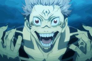 Картина по номерам на холсте набор для рисования аниме магическая битва