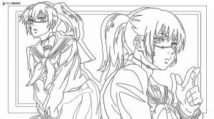 Раскраски Магическая битва аниме