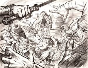 Магическая битва эскизы