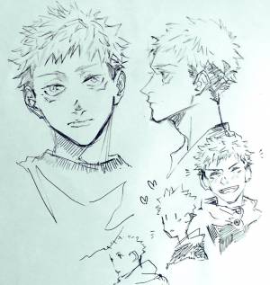 Магическая битва рисунки карандашом