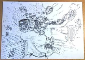 Рисунки для срисовки магическая битва