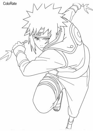 Раскраска Минато