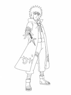 Раскраски Минато Намиказе