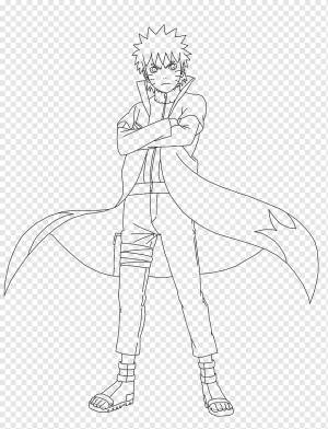 Раскраска Наруто Узумаки Цунаде Рисование Минато Намикадзе, наруто, угол, белый, супергерой png