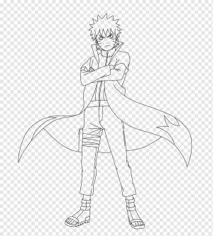Раскраска Наруто Узумаки Цунаде Рисование Минато Намикадзе, наруто, угол, белый, супергерой png