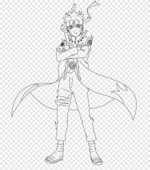 Минато Намикадзе Наруто Узумаки Рисование линии art, наруто, угол, белый png