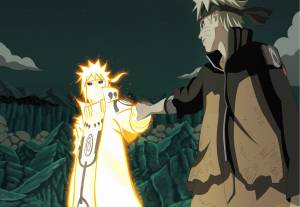 Обои Аниме Naruto, обои для рабочего стола, фотографии аниме, naruto, манга, наруто, уроганные, хроники, минато, намикадзе, ночь, эдо-тенсей, сын, отец Обои для рабочего стола,  обои картинки заставки на рабочий стол