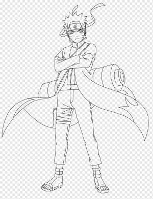 Раскраска Наруто Узумаки Цунаде Рисование Минато Намикадзе, наруто, угол, белый, супергерой png