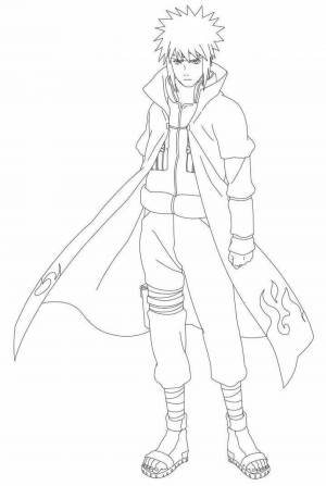 Раскраски Минато