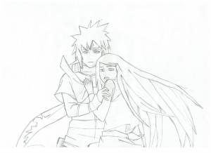 Рисунки карандашом аниме Наруто Минато