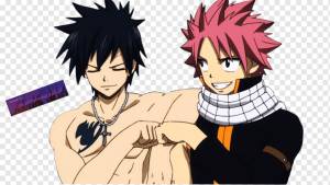 Нацу Драгнил Грей Фуллбастер Эрза Скарлет Ювия Локсер Fairy Tail, сказочный хвост серого и нацу, черные волосы, манга, мальчик png