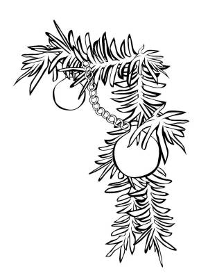 DataLife Engine > Версия для печати > Трафареты новогодняя ветка