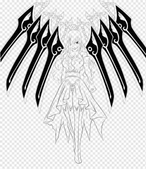 Erza Scarlet Fairy Tail Манга Нацу Драгнил Аниме, сказочный хвост, белый, млекопитающее, манга png