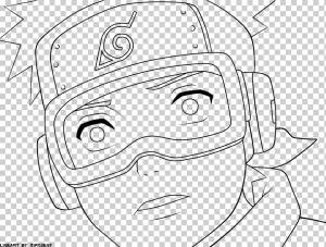 Обито Учиха Line art Итачи Учиха Дейдара Орочимару, наруто, угол, белый, лицо png