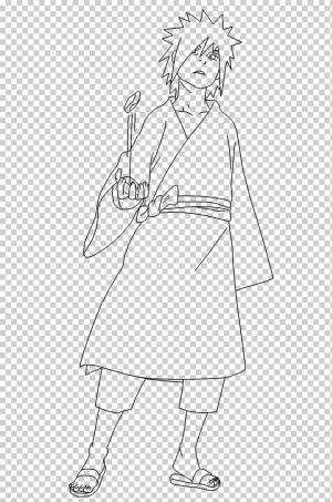 Мадара Учиха Line art Обито Учиха Хаширама Сенджу Рисунок, наруто, угол, белый, рука png
