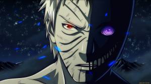Обои Аниме Naruto, обои для рабочего стола, фотографии аниме, naruto, риннеган, обито, зетцу, взгляд, лицо, шрамы, учиха, звёзды, горы, ночь, шаринган Обои для рабочего стола,  обои картинки заставки на рабочий стол