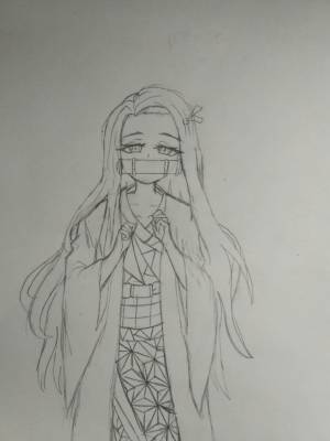 Незуко карандашом