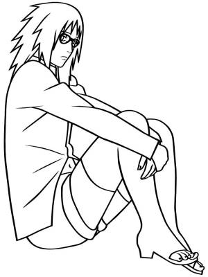 Раскраски Раскраска Орочимару наруто, Раскраска Аниме наруто